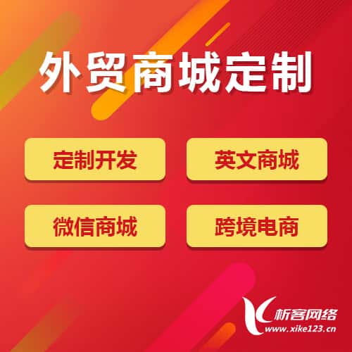 长沙外贸商城定制